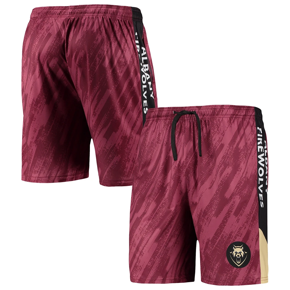 Short en maille statique FOCO Albany FireWolves pour homme