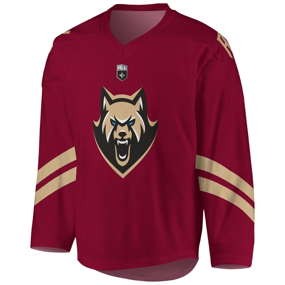 Men's Maroon Albany FireWolves Sublimated Replica Jersey