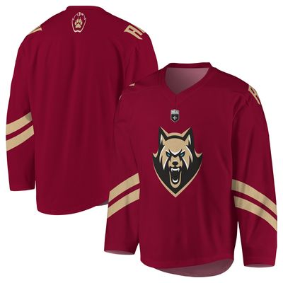 Men's Maroon Albany FireWolves Sublimated Replica Jersey