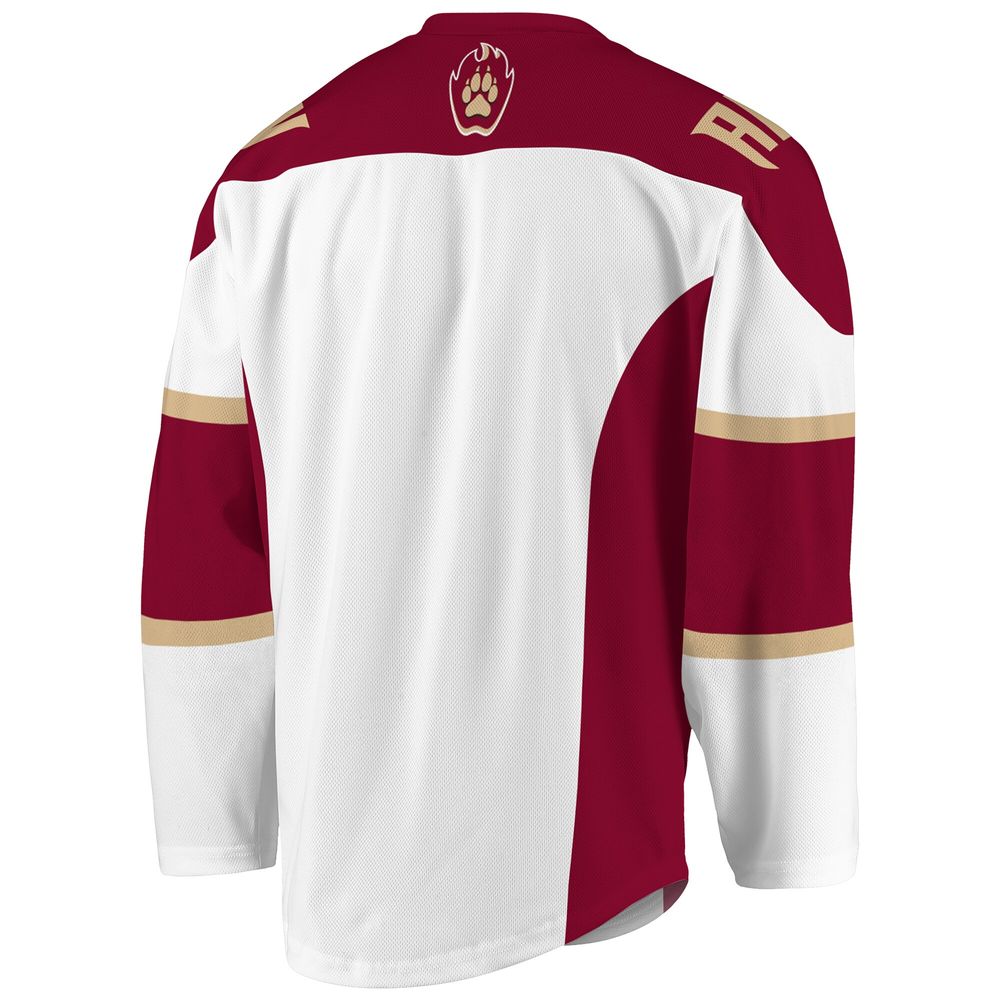 Men's White Albany FireWolves Sublimated Replica Jersey