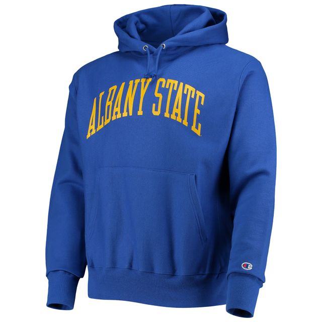 Champion Royal Albany State Golden Rams Big & Tall Arch Reverse Weave Sweat-shirt à capuche pour homme