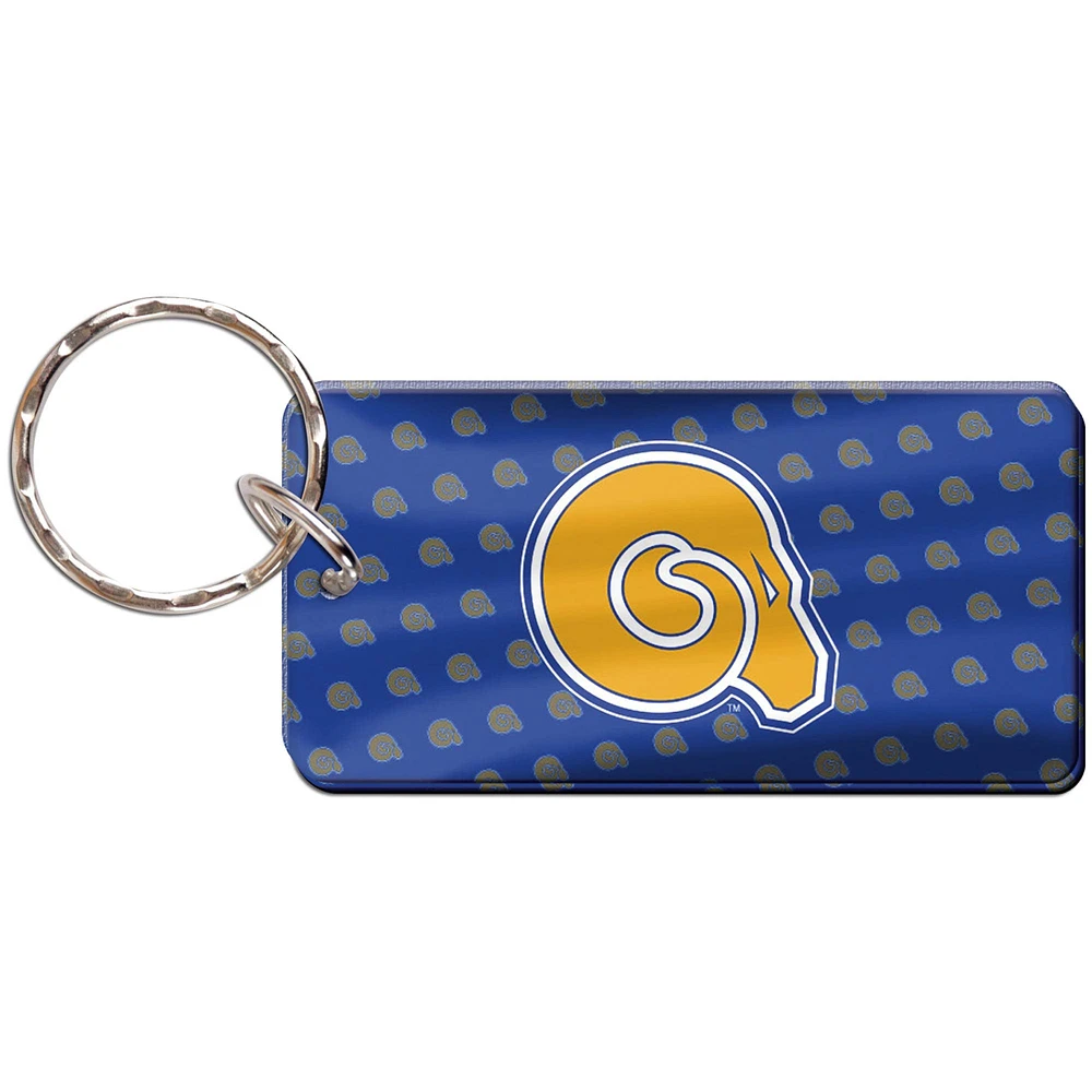 WinCraft Albany State Golden Rams Rectangle Brillant Porte-clés