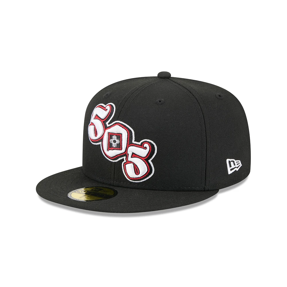 Casquette ajustée 59FIFTY Albuquerque Isotopes Theme Nights noire New Era pour homme