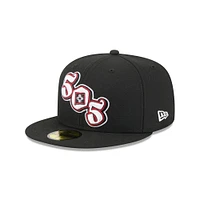 Casquette ajustée 59FIFTY Albuquerque Isotopes Theme Nights noire New Era pour homme