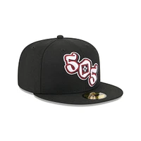 Casquette ajustée 59FIFTY Albuquerque Isotopes Theme Nights noire New Era pour homme