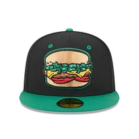 Men's New Era  Black Albuquerque Isotopes Theme Nights 59FIFTY Fitted Hat