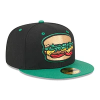 Men's New Era  Black Albuquerque Isotopes Theme Nights 59FIFTY Fitted Hat