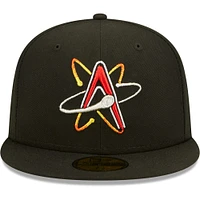 Men's New Era Black Albuquerque Isotopes Authentic Collection 59FIFTY Fitted Hat