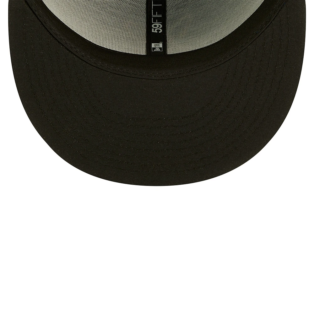 Men's New Era Black Albuquerque Isotopes Authentic Collection 59FIFTY Fitted Hat