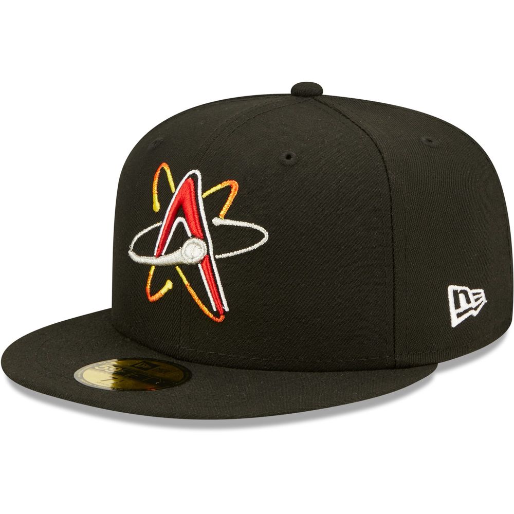 Men's New Era Black Albuquerque Isotopes Authentic Collection 59FIFTY Fitted Hat