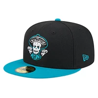 Men's New Era Black Albuquerque Isotopes Copa de la Diversión 59FIFTY Fitted Hat