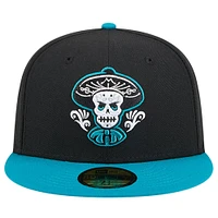 Men's New Era Black Albuquerque Isotopes Copa de la Diversión 59FIFTY Fitted Hat