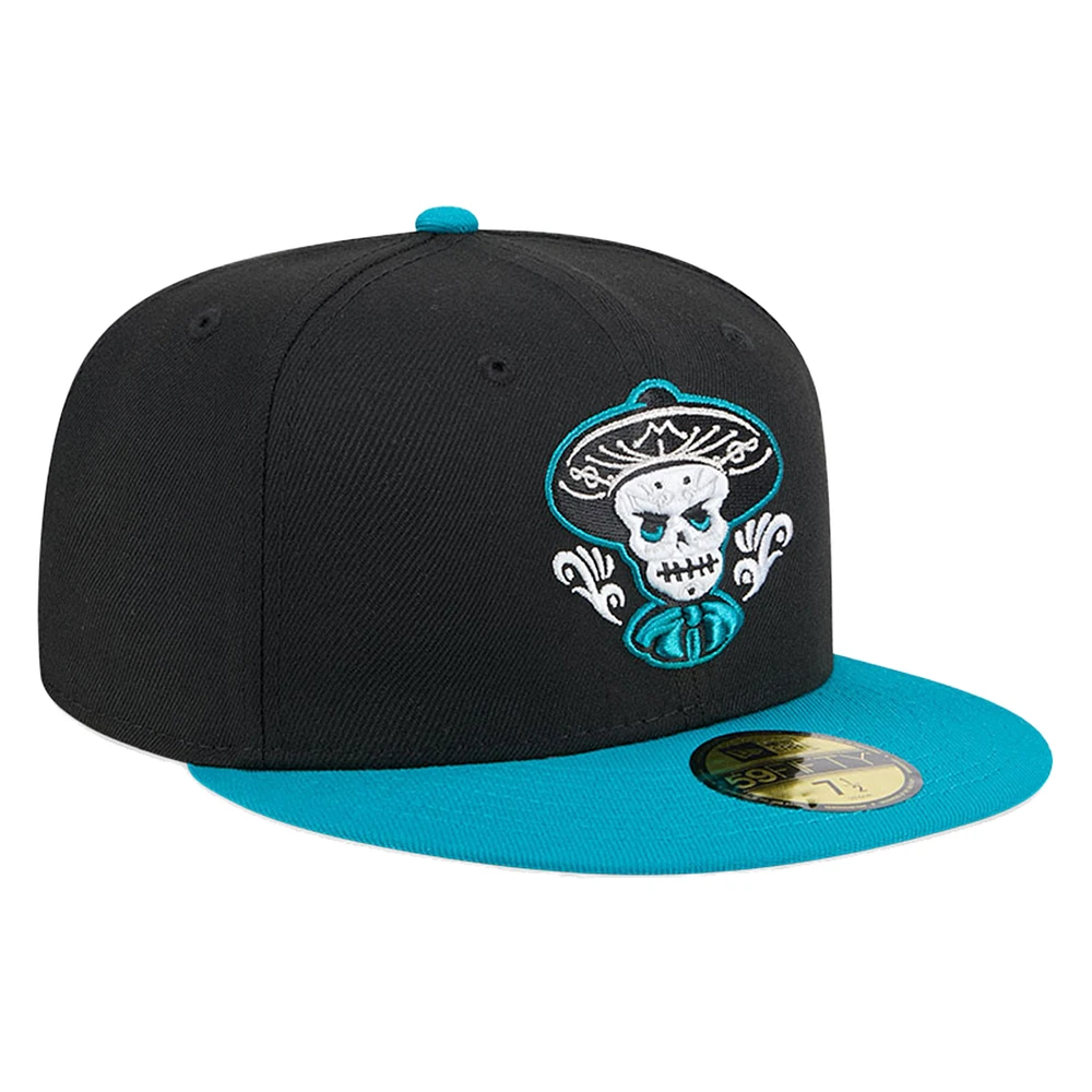 Men's New Era Black Albuquerque Isotopes Copa de la Diversión 59FIFTY Fitted Hat