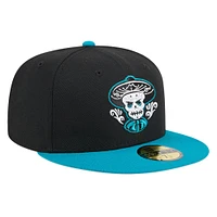 Men's New Era Black Albuquerque Isotopes Copa de la Diversión 59FIFTY Fitted Hat