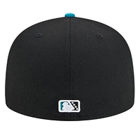 Men's New Era Black Albuquerque Isotopes Copa de la Diversión 59FIFTY Fitted Hat