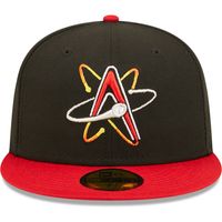 Men's New Era Black Albuquerque Isotopes Home Logo Authentic Collection 59FIFTY Fitted Hat