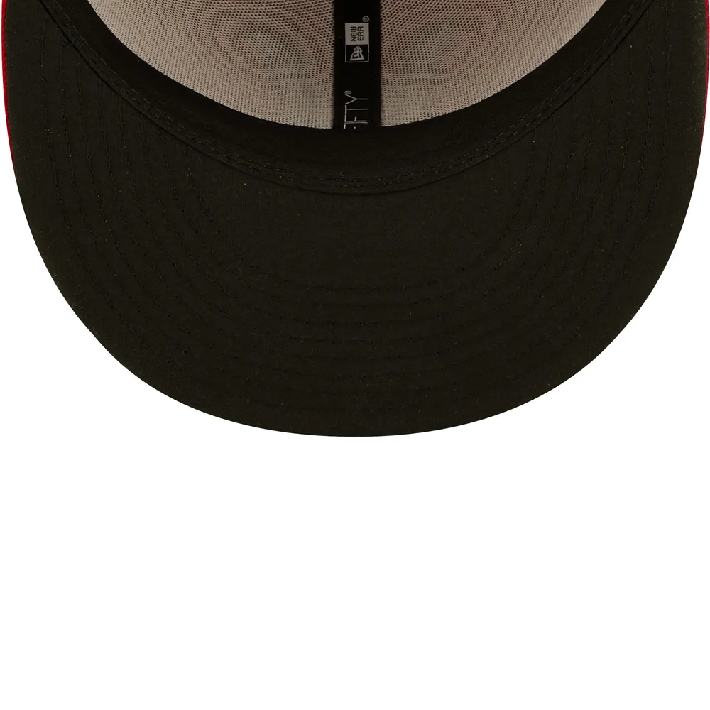 Men's New Era Red Albuquerque Isotopes Alternate Logo Authentic Collection 59FIFTY Fitted Hat