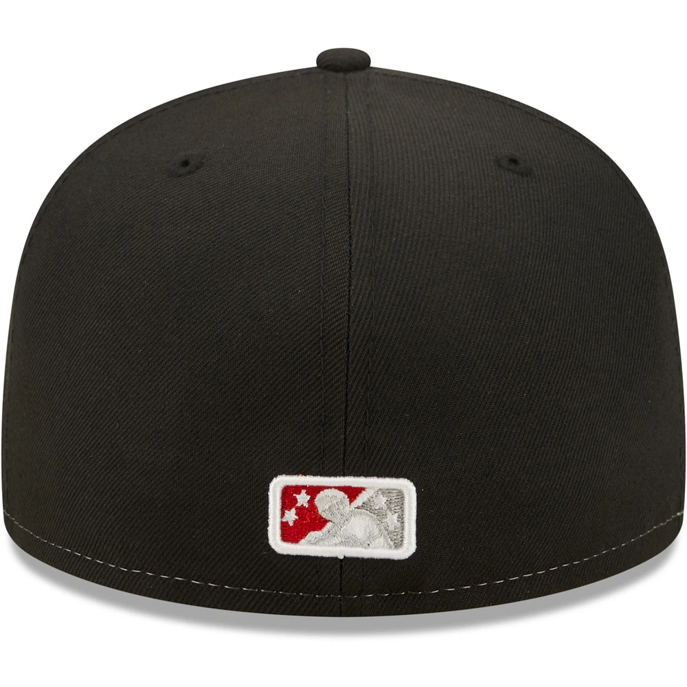 Casquette ajustée 59FIFTY Mariachis De Nuevo México Copa La Diversion New Era pour homme, blanc/rouge