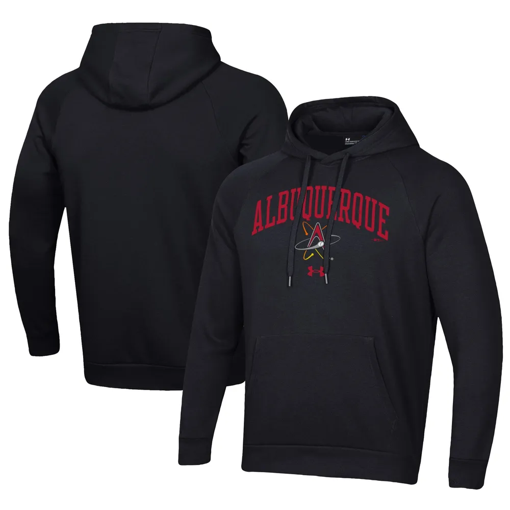 Lids Albuquerque Isotopes Under Armour All Day Fleece Pullover Hoodie Black | Brazos