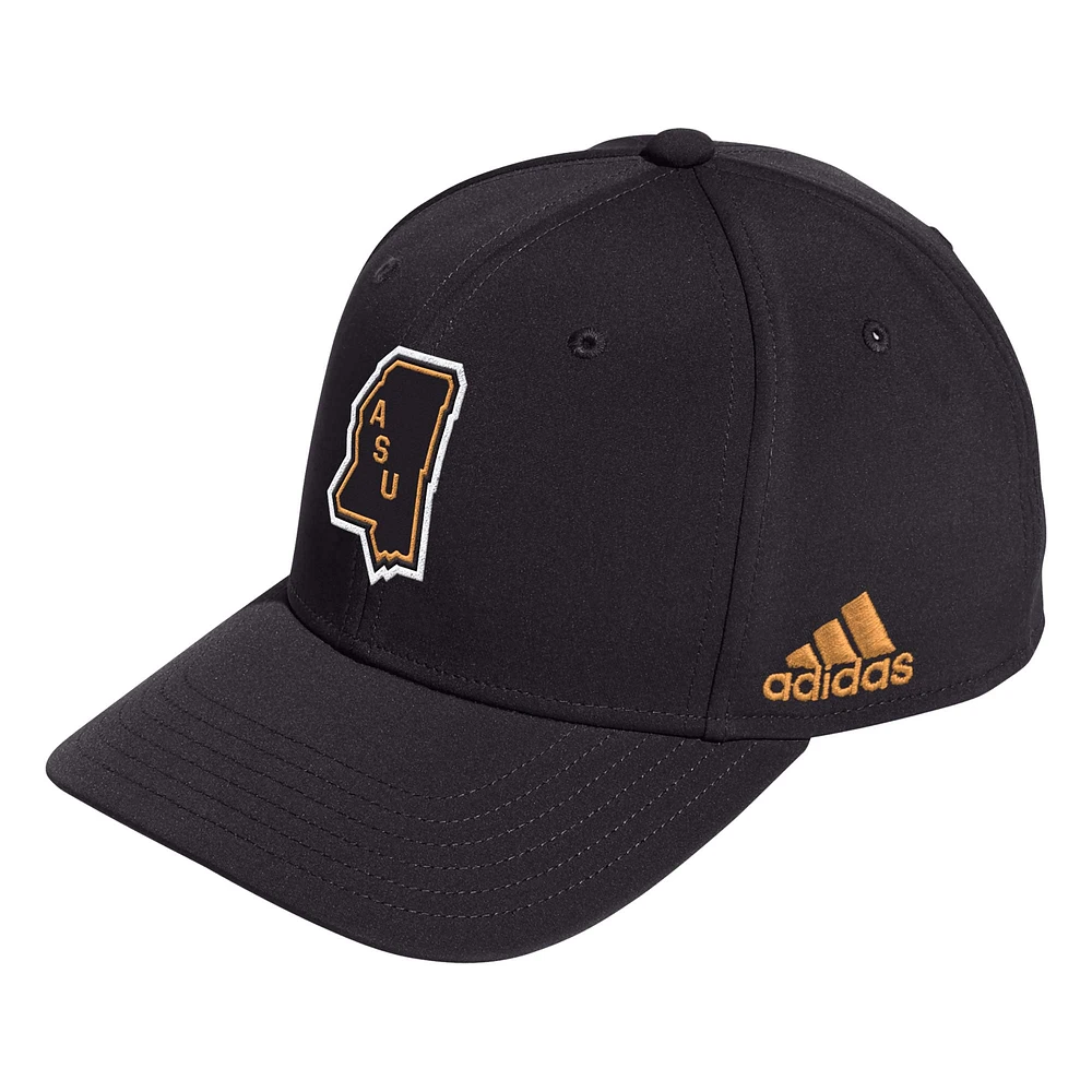 Casquette snapback adidas noire Alcorn State Braves pour homme