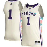 adidas #1 Khaki Alcorn State Braves Honoring Black Excellence Basketball Jersey