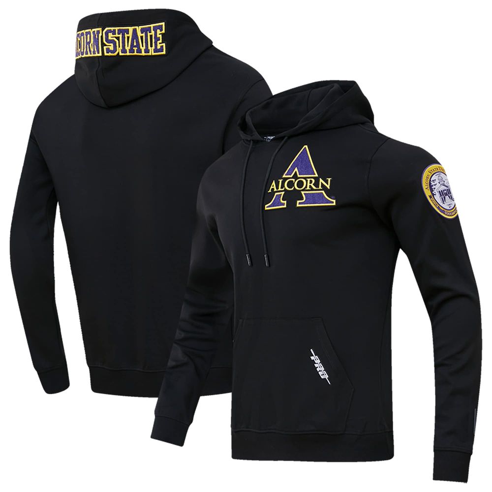 Men's Pro Standard Black Alcorn State Braves University Classic Pullover Hoodie