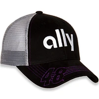 Men's Hendrick Motorsports Team Collection Black/Gray Alex Bowman ally Adjustable Hat
