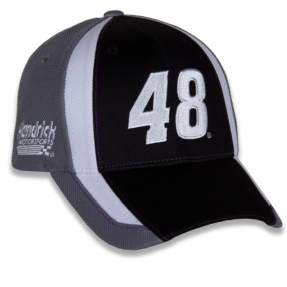 Men's Hendrick Motorsports Team Collection Black/Gray Alex Bowman Restart Adjustable Hat