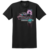 Men's Hendrick Motorsports Team Collection Black Alex Bowman ally Night Car T-Shirt