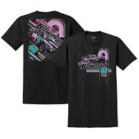 Men's Hendrick Motorsports Team Collection Black Alex Bowman ally Night Car T-Shirt