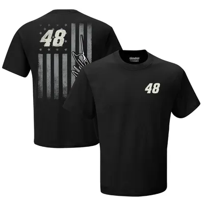 Alex Bowman Hendrick Motorsports Team Collection Tonal Flag T-Shirt - Black