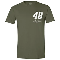 Men's Hendrick Motorsports Team Collection Green Alex Bowman Flag T-Shirt