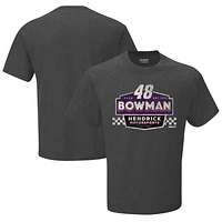 Men's Hendrick Motorsports Team Collection Heather Charcoal Alex Bowman Vintage Duel T-Shirt