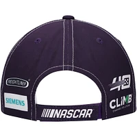 Men's Hendrick Motorsports Team Collection White/Purple Alex Bowman Ally Uniform Adjustable Hat