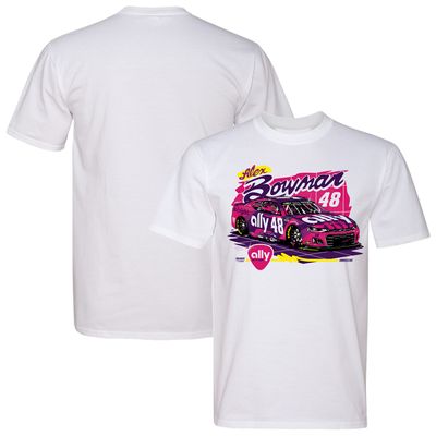 Checkered Flag Sports Chase Elliott Youth 2023 Napa Sublimated Uniform Pit Crew T-Shirt White