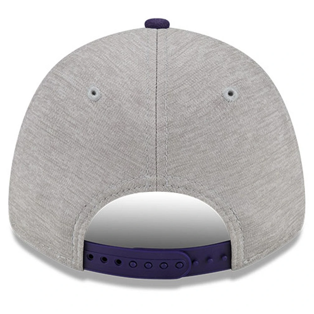 Men's New Era Gray Alex Bowman Name Splash 9FORTY Snapback Adjustable Hat
