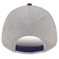 Men's New Era Gray Alex Bowman Name Splash 9FORTY Snapback Adjustable Hat