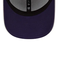Men's New Era Gray Alex Bowman Name Splash 9FORTY Snapback Adjustable Hat