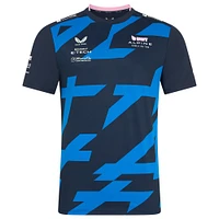 T-shirt pilote bleu marine Castore Pierre Gasly Team Wear Alpine 2025 pour homme