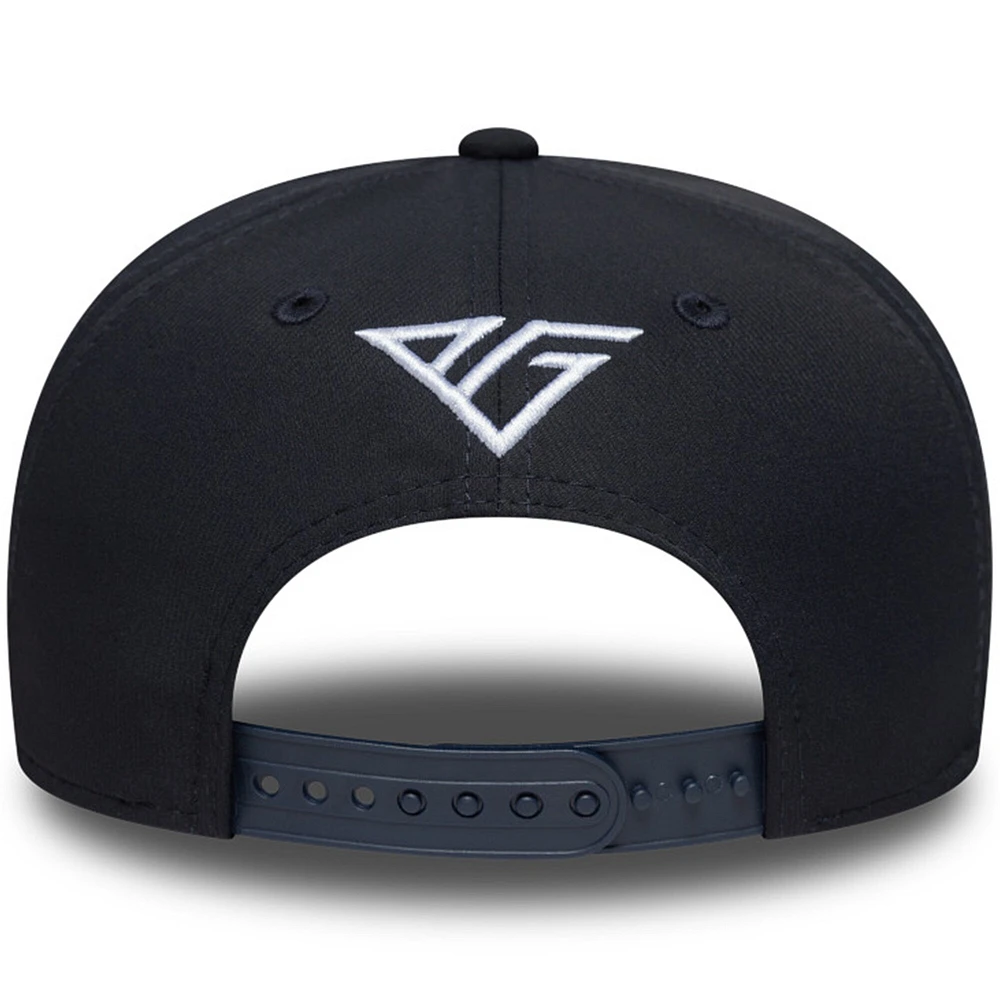 Casquette ajustable New Era Pierre Gasly bleu marine pour homme, modèle Alpine Replica Driver 9SEVENTY