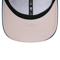 Casquette ajustable New Era Alpine 9SEVENTY pour homme, blanc/bleu aqua, Grand Prix de Miami 2025