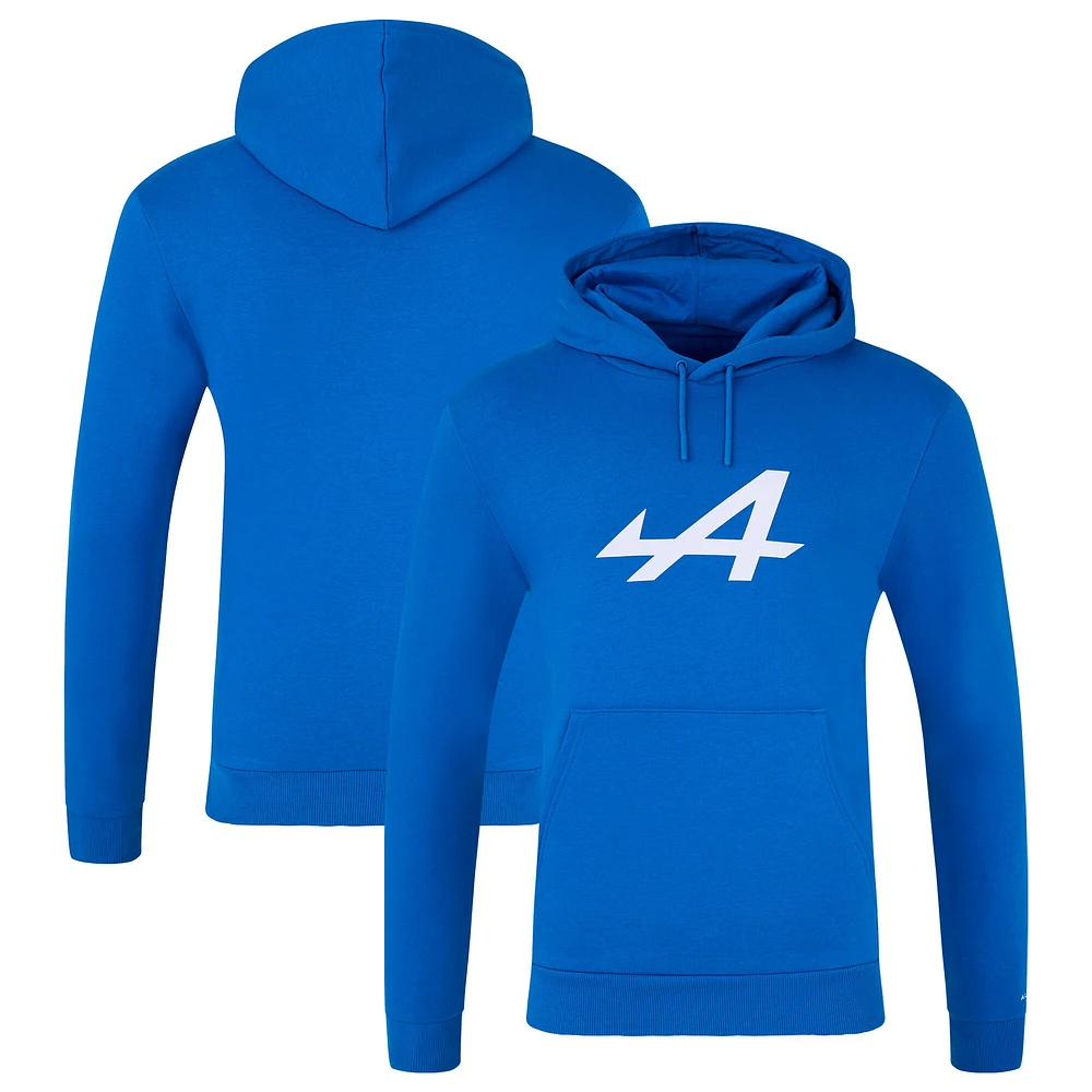 Sweat à capuche unisexe bleu Alpine Core