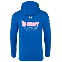 Sweat à capuche unisexe entièrement zippé Castore Blue Alpine 2025 Team Wear