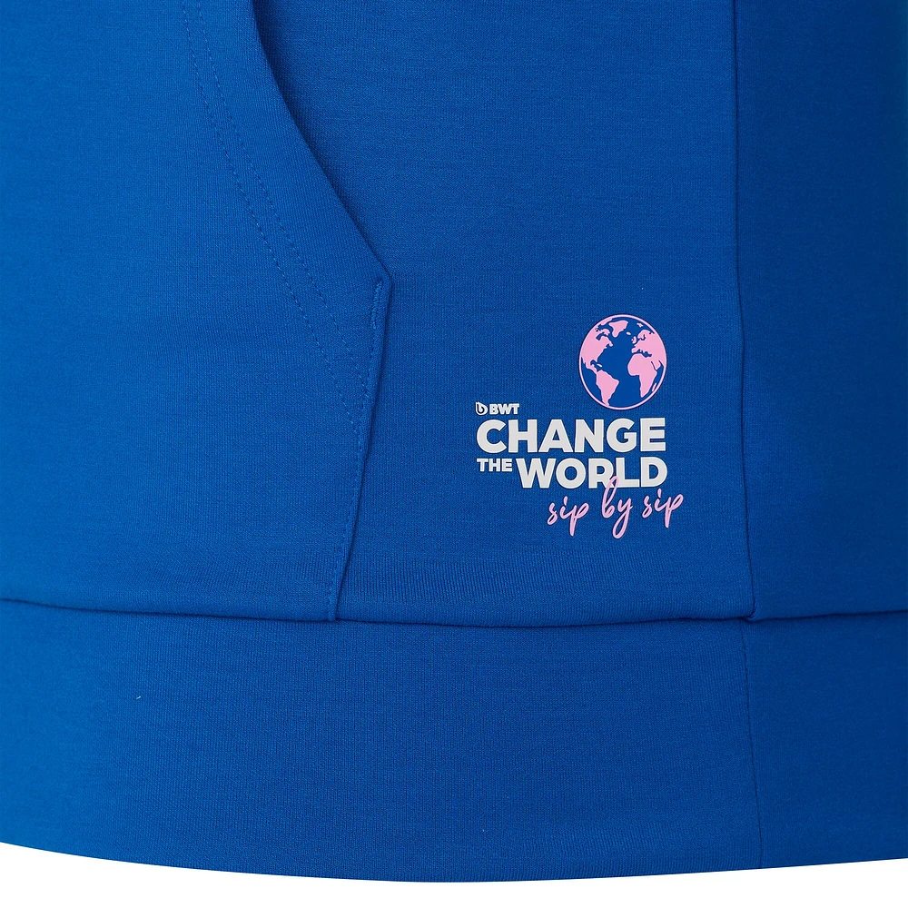 Sweat à capuche unisexe entièrement zippé Castore Blue Alpine 2025 Team Wear