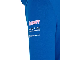 Sweat à capuche unisexe entièrement zippé Castore Blue Alpine 2025 Team Wear