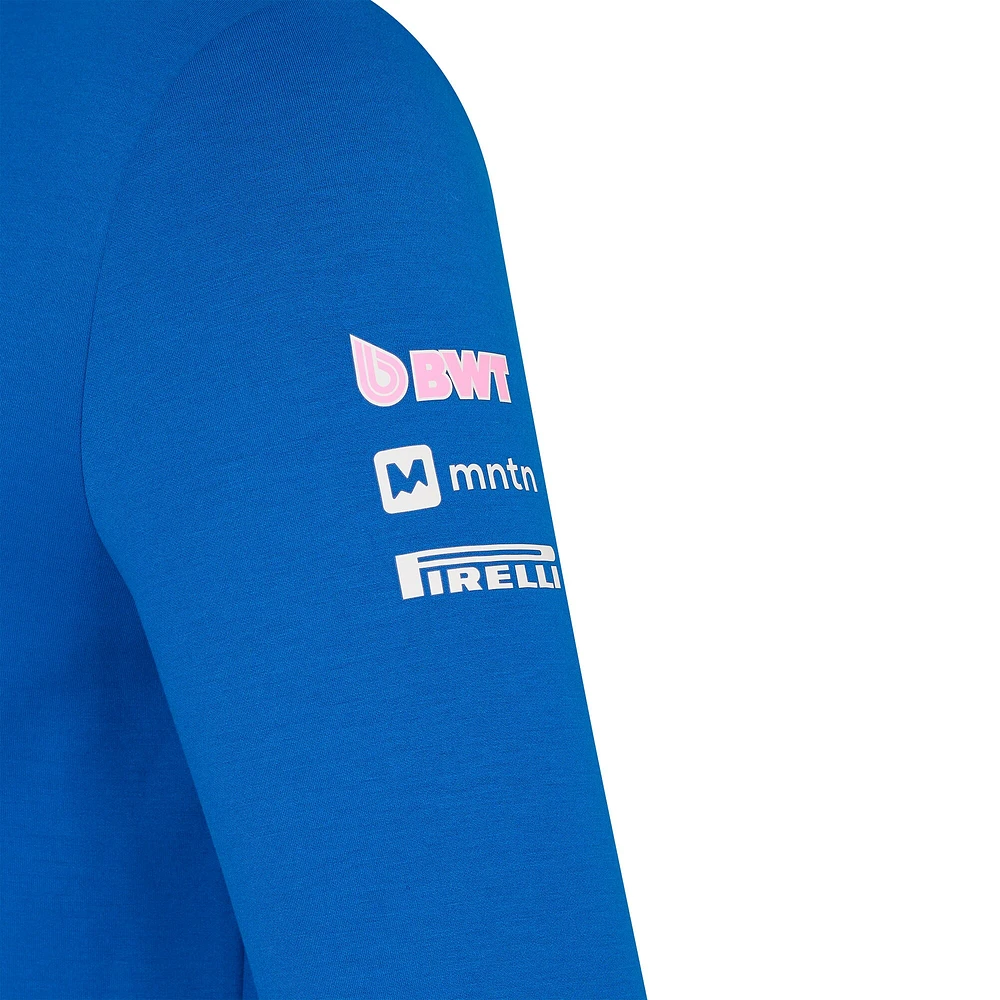 Sweat à capuche unisexe entièrement zippé Castore Blue Alpine 2025 Team Wear