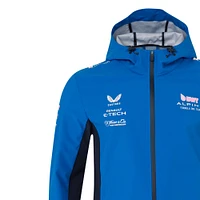 Veste unisexe Castore Blue Alpine 2025 Team Wear entièrement zippée et résistante à l'eau