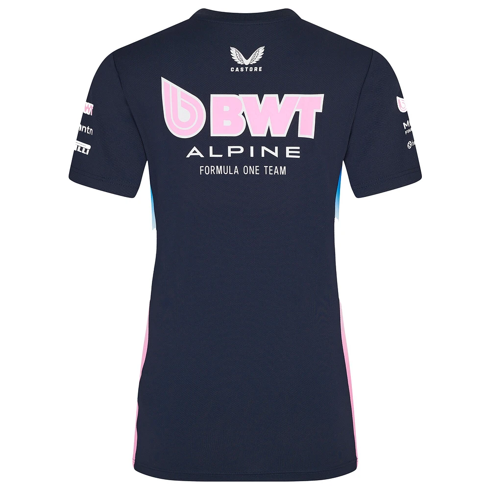 Women's Castore Navy Alpine 2025 Team Wear Set Up T-Shirt