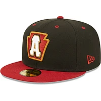 Men's New Era Black Altoona Curve Authentic Collection Team Home 59FIFTY Fitted Hat