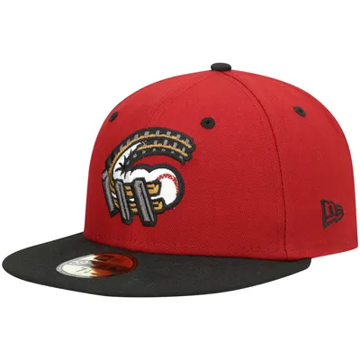 Men's New Era Red Altoona Curve Authentic Collection Team Alternate 59FIFTY Fitted Hat